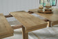 Galliden Dining Table and 8 Chairs with Storage