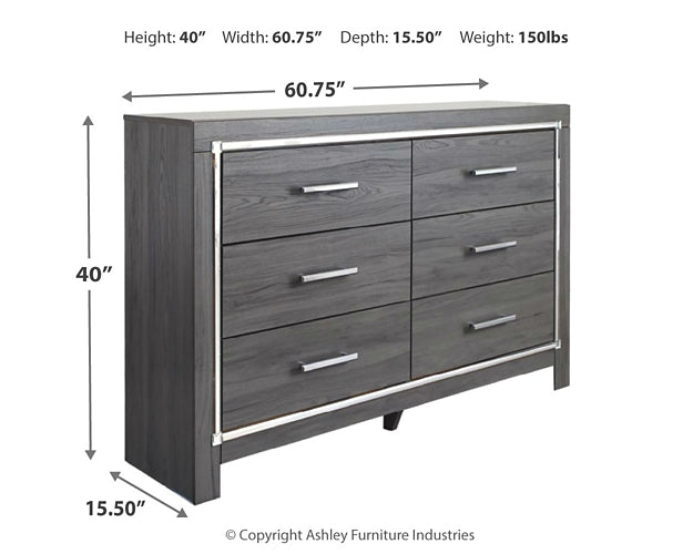 Lodanna Queen Panel Bed with Dresser