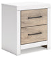 Charbitt Full Panel Bed with Mirrored Dresser, Chest and 2 Nightstands